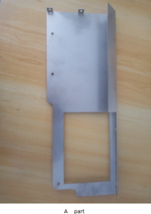 Metal bending parts -power unit holder for cropview device