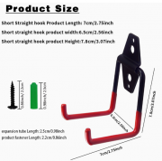 Warehouse strong load-bearing storage hook, bicycle garage heavy-duty hook